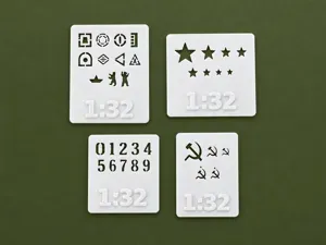 WWII USSR Vehicle Marking Stencils for painting