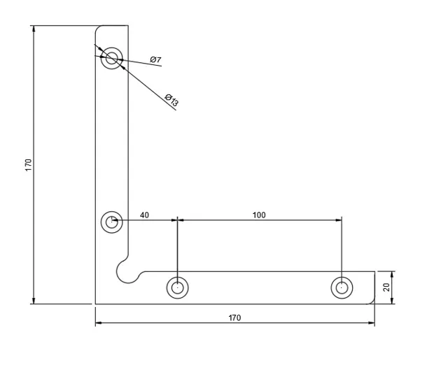 Corner Angle Clamp fon CNC machine - Bigger Version — Image 2 of 3