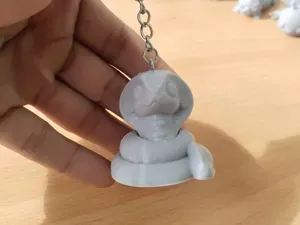 Cute Snake Keychain | Single Color Print