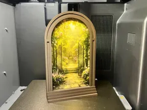 Secret Garden Window Frame | UV Print Ready