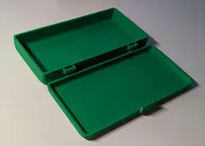 Box with lid and latch