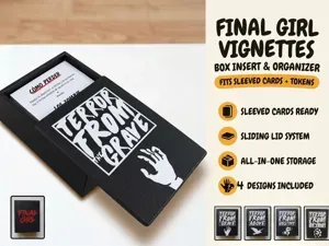 Final Girl Vignettes – Box Insert & Organizer