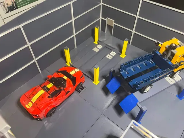 1:32 Scale Garage Workshop Diecast Cars Diorama — Фото 10 из 14
