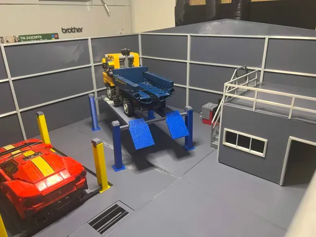 1:32 Scale Garage Workshop Diecast Cars Diorama — Фото 5 из 14