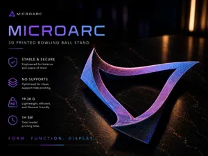 Bowling Ball Holder | MicroArc