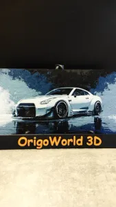 Nissan GT-R (4 Colors Filament Painting) HueForge