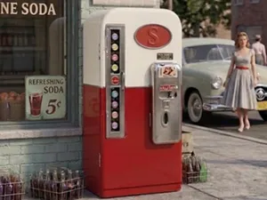 Miniature Antique Soda Machine