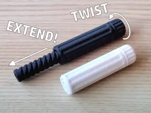 lipstick twist mechanism print-in-place