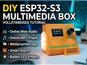 ESP32-S3 DIY Smart Radio,Wetter st. & Audio Player