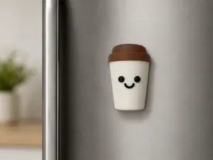 Süßer Kaffeebecher Kühlschrankmagnet 6x2mm Magnet