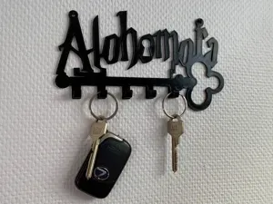 Wall key hanger Alohomora Harry Potter