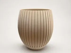 Flute Planter – Modern Ribbed Plant Pot