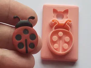 Lady Bug Lady Bird Polymer Clay Earring Cutter