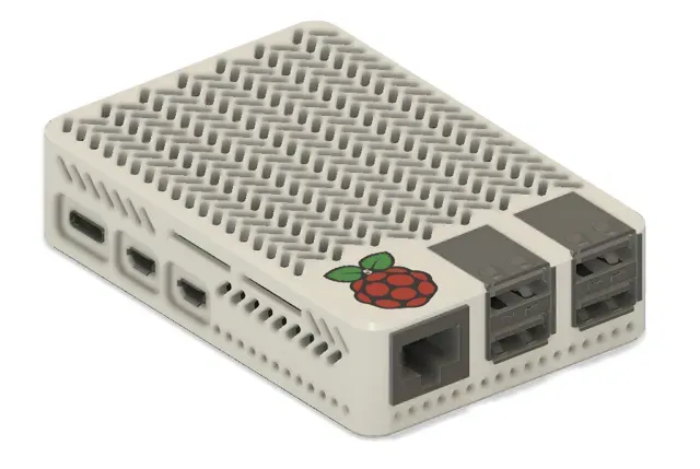 Raspberry Pi 5 Snap Fit Vented Case — Фото 2 из 6