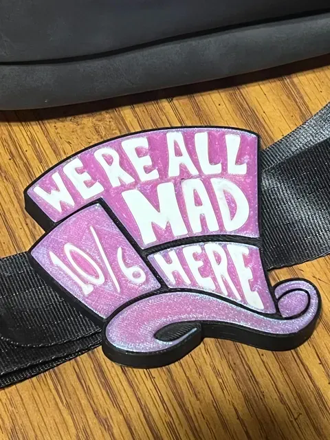 We’re All Mad Here Bag Strap Charm — Image 4 of 5