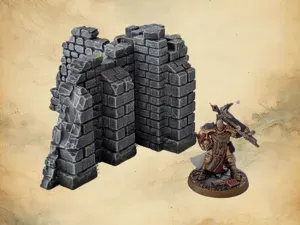 Ruine V3R - Les ruines oubliées - Muret en ruine