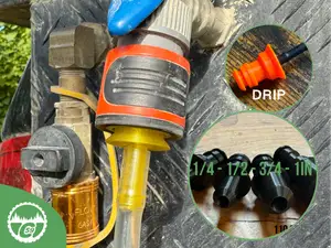 Gardena to 1/4 1/2 3/4 1IN Barb Hose Tube Adapter