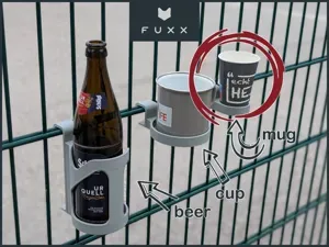 Double Rod Mate Fence - Mug Hanger