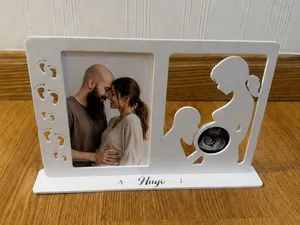 Marco de embarazo personalizado – Foto + ecografía