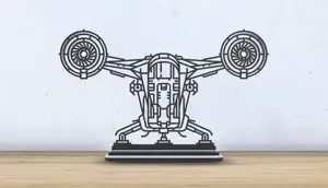Razor Crest - Star Wars - With Stand