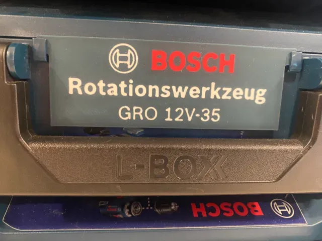 Colored Label for the Bosch/Sortimo L-Boxx — Фото 2 из 2