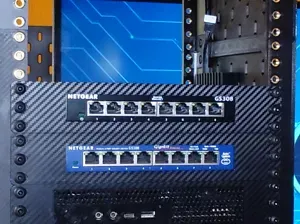 10" 1U Rack Mount - Netgear GS308v3