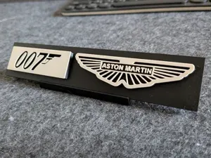 Aston Martin James Bond Sign (For LegoDB5build)