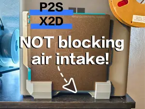 X2D / P2S build plate holder 2,3,4,5 Plates