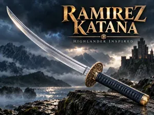 Ramirez’ Katana aus Highlander – Miniaturschwert