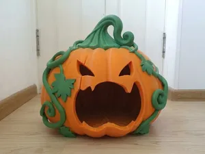 Pumpkin Growl — домик-тыква для кота