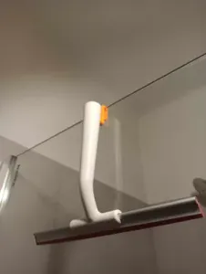Shower Squeegee Holder: 3D-Printed Lilnaggenn Hanger for IKEA, Support-Free Design