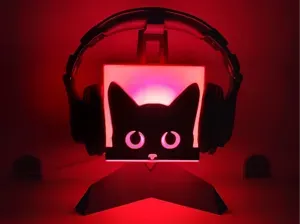 Cat - Headphone Stand & Lamp (001)