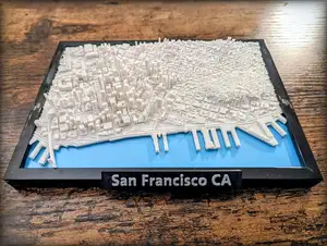 San Francisco California 3D Miniature
