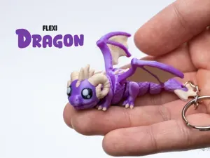 Flexi Dragon - Keychain