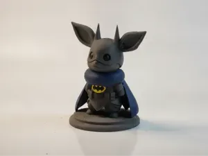 Eevee Pokemon Wearing Full Batman Costume With