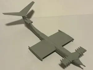 1:400 scale KM Ekranoplan (Caspian Sea Monster)