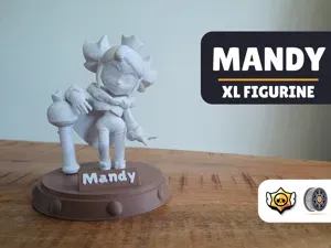 Mandy | XL Brawl Stars Figurine (NO AMS)