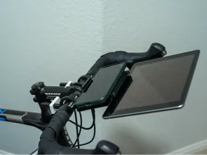 Bike tablet and phone holder