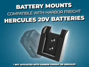 Hercules 20V Battery Wall Mount - Multiboard Mount