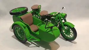 Motorcycle DNEPR M72 with sidecar 1:8