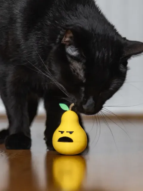 Cat Treat Toy - Rocking Pear — Image 3 of 4