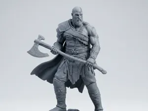 Kratos God of War Leviathan Axe Statue