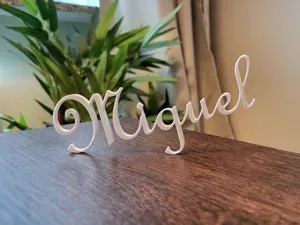 3D Printable Name Display (Miguel)