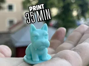 Cute Sitting Puppy – 35 min print