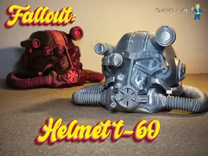 Fallout: Helmet t-60 scale