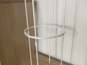 Flower support poles