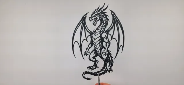Fantasy Dragon 2D Wall Art — Image 4 of 4