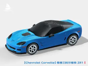 【Chevrolet Corvette】雪佛兰科尔维特 ZR1 美式超跑 公路车 组装/轮胎可动