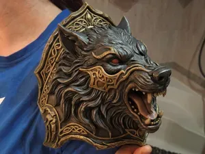 Schulterrüstung - Wolf Version 2