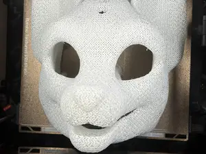24" Headround Fox TPU Fursuit Headbase monolithic